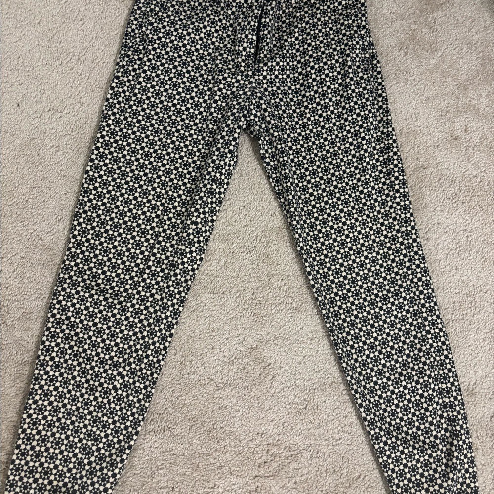 H&M Monochrome Geometric Print Pants